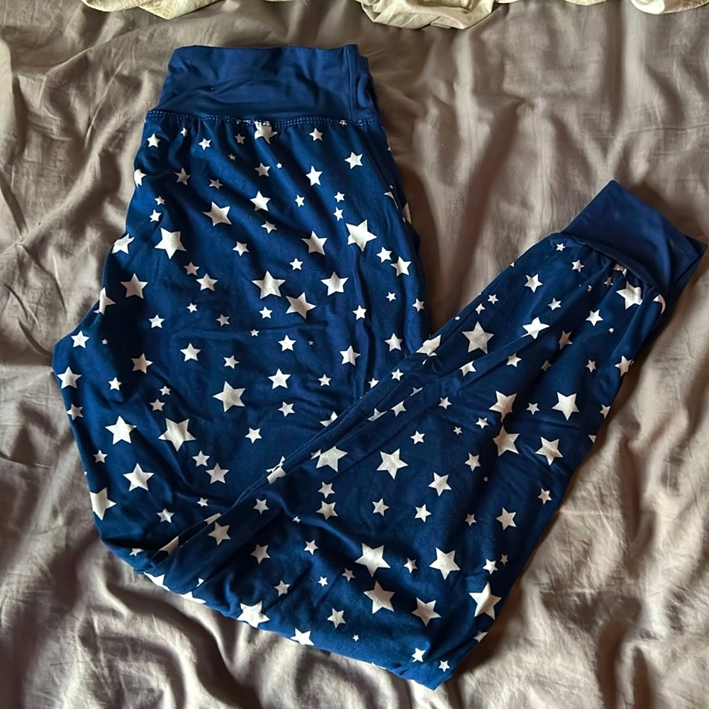 Cute star pajama pants